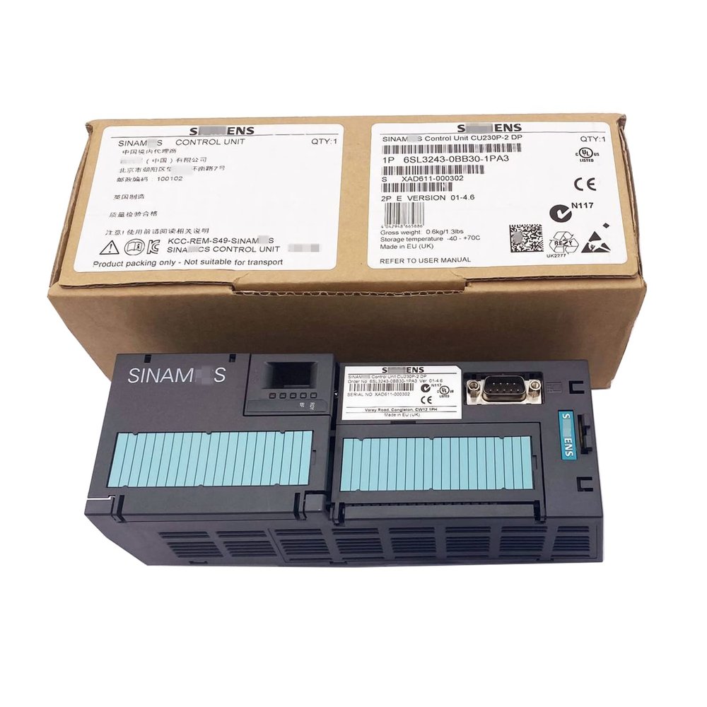 6SL3243-0BB30-1PA3 G120 Control Unit CU230P-2 6SL32430BB301PA3 Sealed in Box 1 Year Warranty Fast Shipment