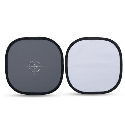 30cm Folding 18% Grey White Balance Reference Card Black Grey White with Bag Photography Accessory Grey Card White Balance Focus Board