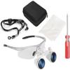 MrHugoo 3.5X-420 Working Distance Binocular Loupe Magnifier Optical Glass (Silver) view 4