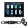 Alpine iLX-W650 7" Mech-Less Receiver Compatible with Apple CarPlay and Android Auto+Absolute CAM600 Universal Backup Camera License Plate Mount+Free Electrical Tape BT1700 view 1