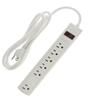 Cable Central LLC (5 Pack) 6Ft 6-Outlet Perpendicular Power Strip 90j - 6 Feet view 1