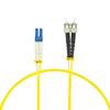 Cable Central LLC (5 Pack 2m LC/UPC-ST/UPC Singlemode Duplex OFNR 2.0mm Fiber Optic Patch Cable - 6.5 Feet view 3