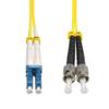 Cable Central LLC (5 Pack 2m LC/UPC-ST/UPC Singlemode Duplex OFNR 2.0mm Fiber Optic Patch Cable - 6.5 Feet view 4