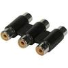 Cable Central LLC (10 Pack Triplet RCA Inline Coupler view 1