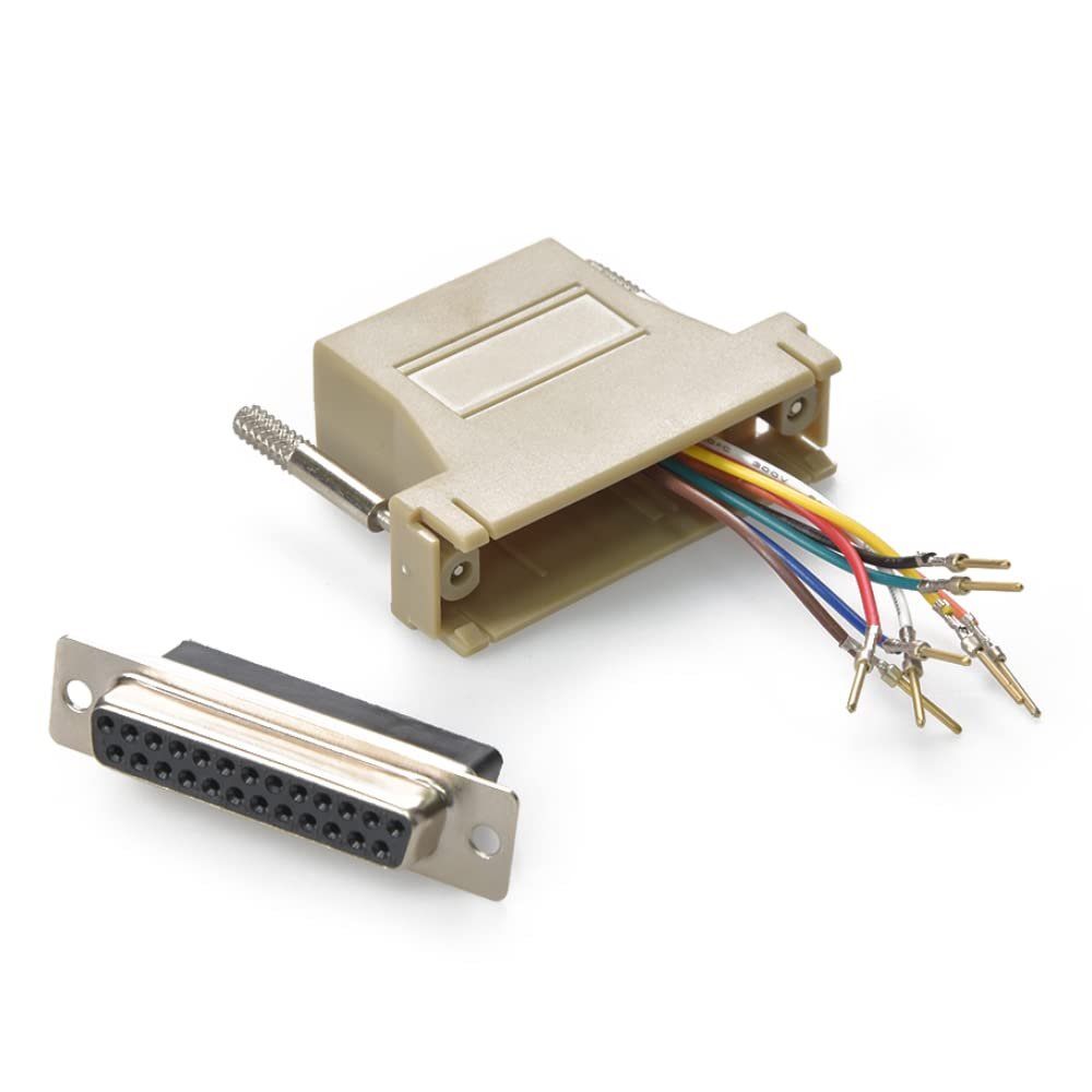 Cable Central LLC (10 Pack DB25 Male to RJ45 Modular Adapter