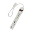 Cable Central LLC (50 Pack) 1.5 Ft 6-Outlet Surge Protector 14AWG/3 15A, 90J - 1.5 Feet view 1