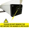 4U Media&Displays 2 UNIT(2 in 1 Box) 33.5"x80" Standard Retractable Banner Stand with Carrying padded Canvas Bag (Stand Only) (33.5"x80"/2 PACK) view 4