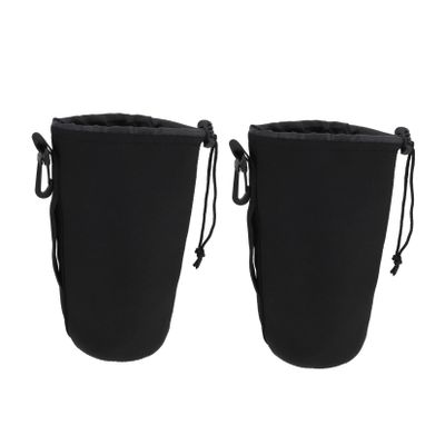 Milisten Camera Lens Organizer 2pcs Lens Dslr Organizer Pouch Camera for Protector Neoprene Draw Bags Size Shockproof Case Thermal Bag Insulation Flexible Xl Storage
