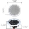 Technical Pro Home Theater System Kit with 1000 Watts 4-Chanel Bluetooth Receiver & 8 Qty 6.5" 200 Watts in-Wall in-Ceiling Speakers of 2-Way Stereo Sound with Woofer/Tweeter, Flush Design view 3