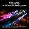 AGI AI838 1TB SSD, NVMe PCIe Gen4x4 M.2, Speeds Up-to 7,400MB/s, for PC/Laptops, PS5 Gaming Consoles Storage Expansion, Internal Solid State Drive with heatsink - AGI1T0G44AI838-CB view 2