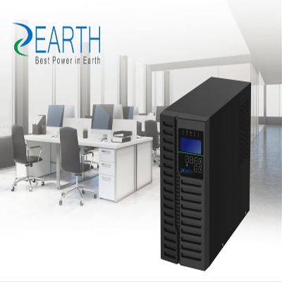 Earth Online Single Phase UPS 1000VA, Pure Sine Wave Uninterruptible Power Supply, Tower UPS(EAA-H2O-1000)