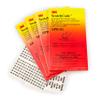 3M ScotchCode Pre-Printed Wire Marker Book SPB-09, Black Print on a White Background Highlights The Characters view 1