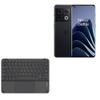 BoxWave Keyboard Compatible with OnePlus 10 Pro NE2115 (6.7 in) - SlimKeys Bluetooth Keyboard with Trackpad, Portable Slim TouchPad - Jet Black view 1