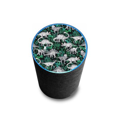 Head Case Designs Officially Licensed Micklyn Le Feuvre Dinosaur Jungle Assorted Vinyl Sticker Skin Decal Cover Compatible with Amazon Echo (2nd Gen) - Skin only Echo (2nd Gen) is NOT Included