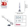 Ravensburger Apollo Saturn V Rocket Edition: 3D Jigsaw Puzzle for Kids - 440 Pieces - Authentic Spacecraft Replica - MESH Accredited view 4