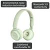 YOZUMD Y08 Bluetooth Headphones,Noise Cancelling HiFi Ergonomic Wireless Heavy Bass Headset,Adjustable Bluetooth-Compatible Headphone for Gaming Android iOS Green view 3