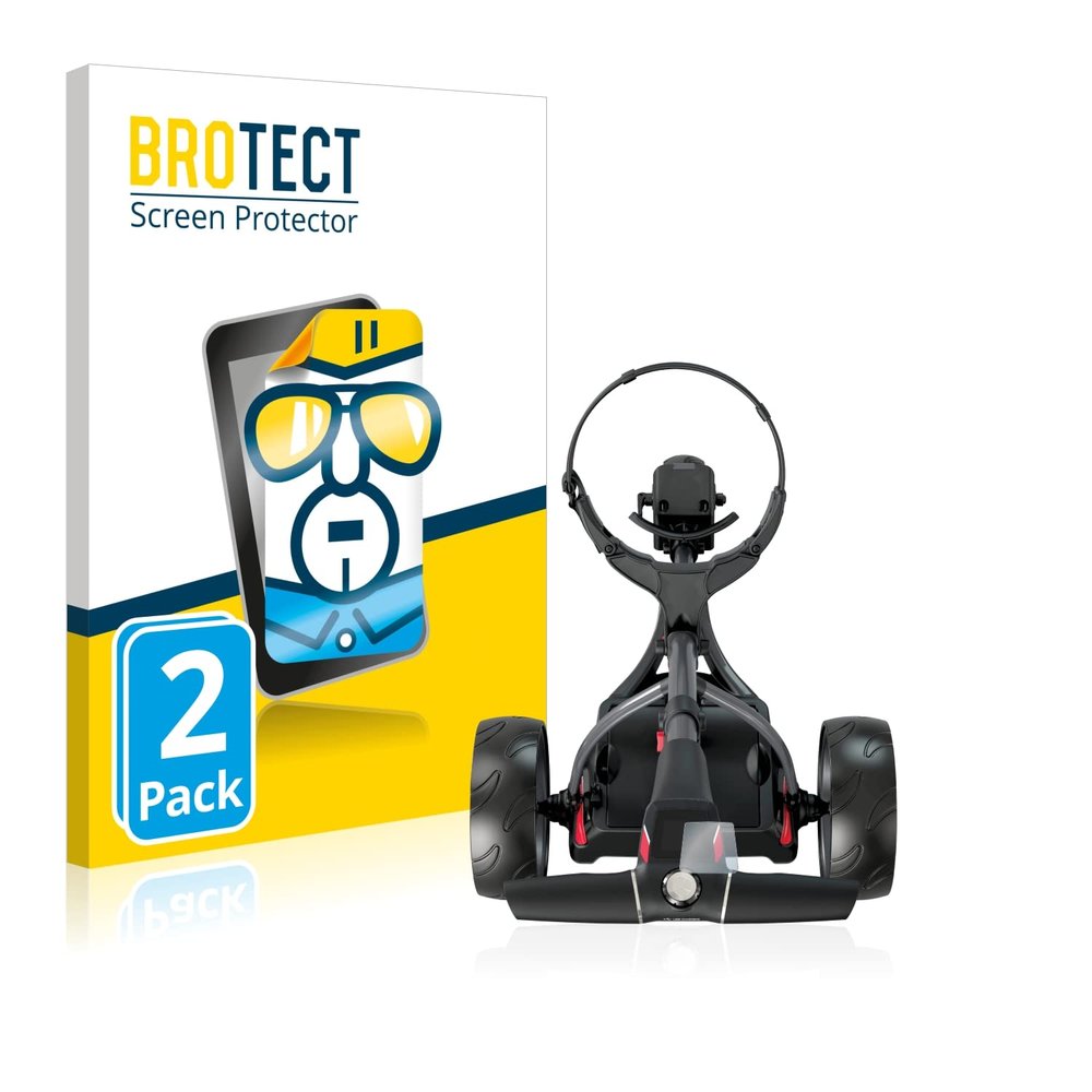 brotect 2-Pack Screen Protector Compatible with Motocaddy S1 Electric Trolley Screen Protection Film Ultra Clear - Scratch Proof, Transparent,Clear