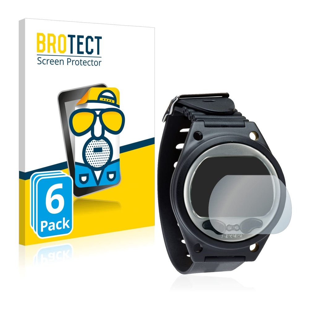 brotect Screen Protection Film 6-Pack Compatible with SCUBAPRO Aladin Sport (Matrix) Anti Glare Screen Protector [Matte, Scratch Proof]