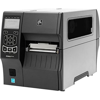 Zebra ZT410 Direct Thermal/Thermal Transfer Printer - Desktop - Label Print - 4.09" Print Width - Peel Facility - 14 in/s Mono - 300 dpi - Bluetooth - USB - Serial - Ethernet - LCD (Renewed)