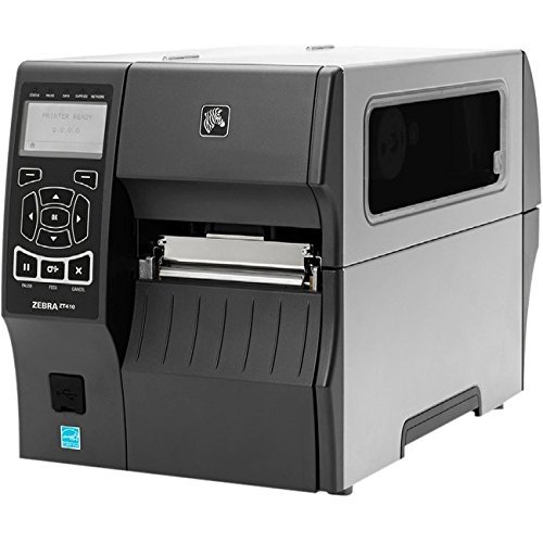 Zebra ZT410 Direct Thermal/Thermal Transfer Printer - Desktop - Label Print - 4.09" Print Width - Peel Facility - 14 in/s Mono - 300 dpi - Bluetooth - USB - Serial - Ethernet - LCD (Renewed)