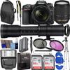D7500 DSLR Camera with 18-140mm Lens (1582) + 420-800mm Super Zoom Lens, 128GB Memory + 3 Piece Filter Kit, Photo Backpack + More view 1
