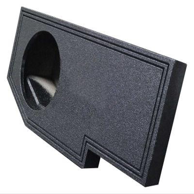 Rockville REC128 Single 10" Subwoofer Box Enclosure, Sealed, 0.65 Cu.Ft., Precision Fit, Durable MDF, Made in USA, for Dodge 2002-Current Quad Cab