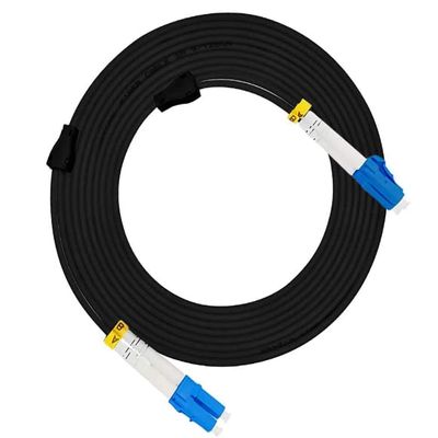 Ultra Spec Cables LC to LC Outdoor Armored Duplex 9/125 Singlemode Fiber Optic Cable Jumper Patch Cord 5 Meter