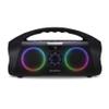 AIWA Portable Boombox - Waterproof Bluetooth Speaker, Rechargeable Wireless Boombox with Multi Color LED Lighting and Digital Display, AUX Input and Carry Handle, 15 Hour Playtime view 1