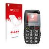 upscreen Screen Protector Film compatible with artfone C1 + - 9H Glass Protection, Extreme Scratch Resistant view 1