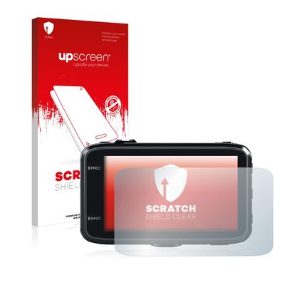 upscreen Scratch Shield Screen Protector compatible with Kenwood DRV-830 - HD-Clear, Anti-Fingerprint