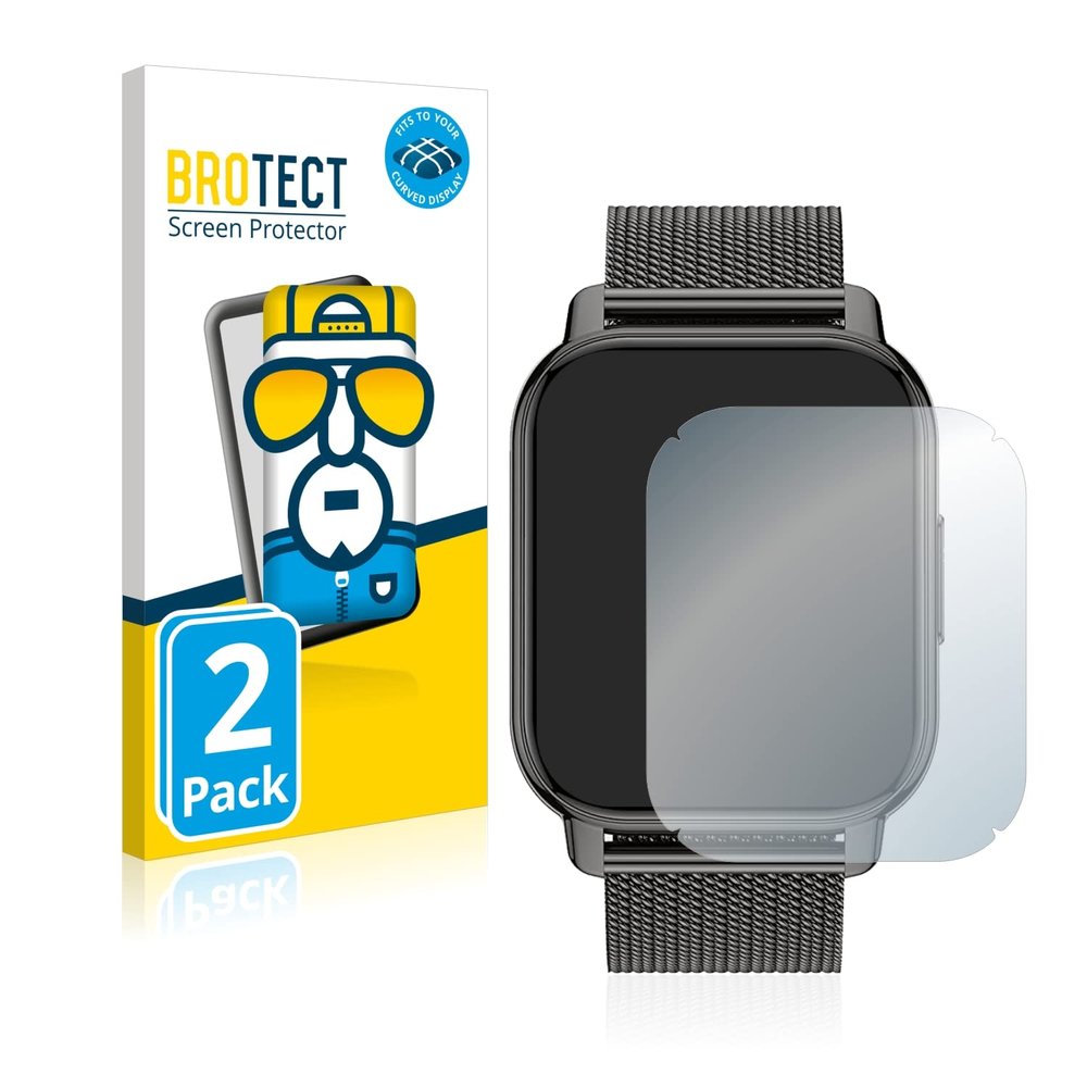 brotect 3D Curved Screen Protector Compatible with Popglory P66 (1.85") (2 Pack) - Full Screen Coverage