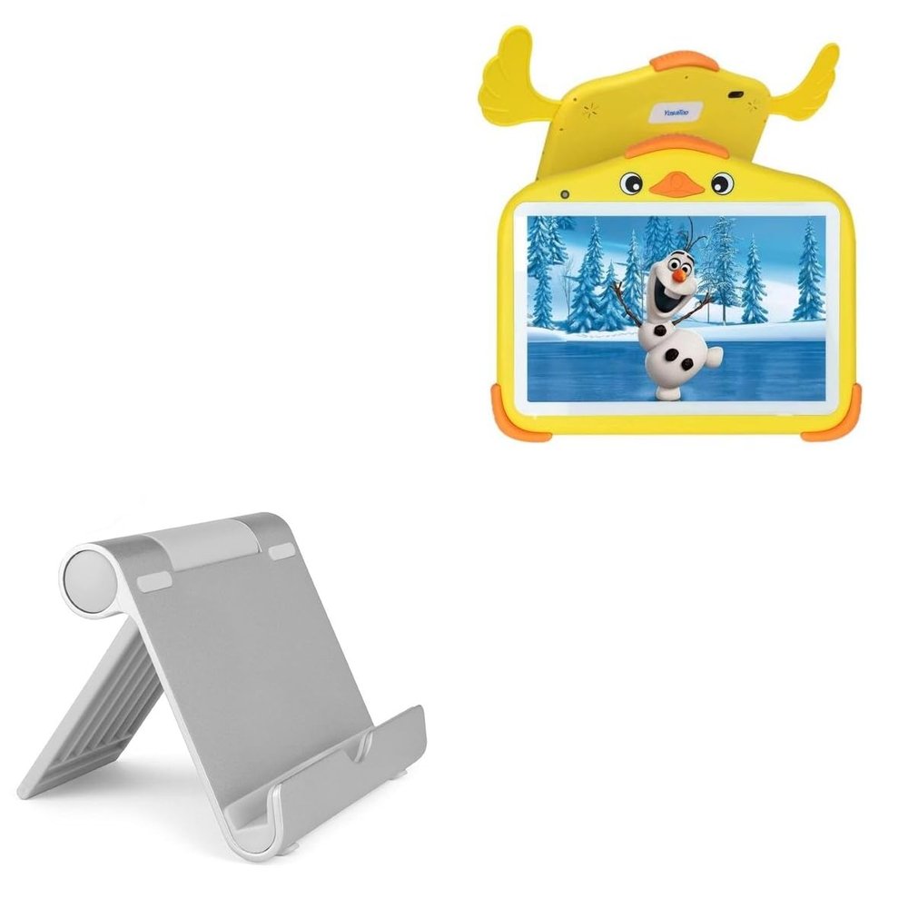 BoxWave Stand and Mount Compatible with YosaToo Android 11 Kids Tablet Y10 (10 in) - VersaView Aluminum Stand, Portable, Multi Angle Viewing Sturdy