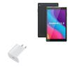 BoxWave Charger Compatible with Coopers Android Tablet CP80 (8 in) - PD GAN miniCube (30W), 30W Tiny PD GAN Type-C Wall Charger - Winter White view 1