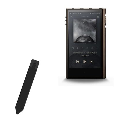 BoxWave Stylus Pouch Compatible with Astell & Kern Kann Max - Stylus PortaPouch, Pen Stylii Holder Carrier Portable Self-Adhesive - Jet Black