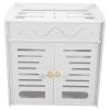Cabilock Router Storage Box 12.8 Inch Plastic Wifi Hider Box with Lid Cable Organizer for Modem and Cord Management at Home Networking view 1