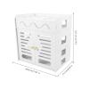 Cabilock Router Storage Box 12.8 Inch Plastic Wifi Hider Box with Lid Cable Organizer for Modem and Cord Management at Home Networking view 2