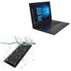 BoxWave Keyboard Compatible with Lenovo ThinkPad E14 (20TA) - AquaProof USB Keyboard, Washable Waterproof Water Resistant - Jet Black view 1