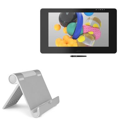 BoxWave Stand and Mount Compatible with Wacom Cintiq Pro 24 Touch (DTH-2420) - VersaView Aluminum Stand, Portable, Multi Angle Viewing Sturdy