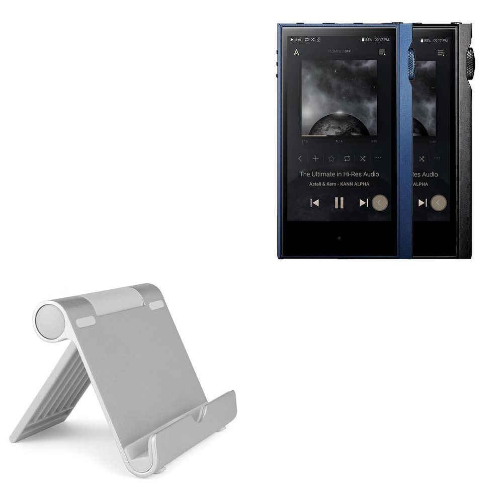 BoxWave Stand and Mount Compatible with Astell & Kern Kann Alpha - VersaView Aluminum Stand, Portable, Multi Angle Viewing Sturdy