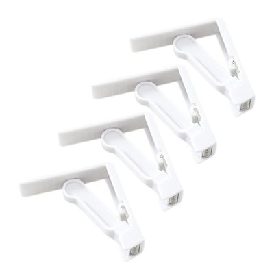 DOITOOL 4pcs Tablecloth Clips for Home Events Adjustable Tablecloth Holders Easy Install Table Skirt Clamps for Weddings Picnics Buffets More