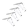 DOITOOL 4pcs Tablecloth Clips for Home Events Adjustable Tablecloth Holders Easy Install Table Skirt Clamps for Weddings Picnics Buffets More view 1