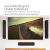 Definitive Technology Dymension DM20 Slim Center Channel Speaker, 5-Driver Array - (4) 4" Midrange Woofers & (1) 1" Tweeter, for Dymension Series Home Speakers, Immersive Home Theater Audio, Black view 4