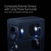 Definitive Technology Dymension DM40 Slim Tower Speaker, Adjustable Bipolar Arrays, (4) 4.5" Midrange Woofers, & Tweeter, Dolby Atmos/DTS:X Ready with DM95 Height Module (Sold Separately), Black view 3