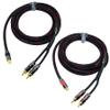 Arklove 20ft Shielded RCA Splitter Subwoofer Stereo Audio Video Cable 1 Female to 2 Male Dual Speaker Y Adapter Connector Extension Cord 24k Gold Plated(2 Pack) view 1