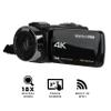 Vivitar 4K Video Camera, Wi-Fi Ultra HD Camcorder with 18x Digital Zoom, 3 IPS Touchscreen Video Recorder with Night Vision, Vlogging Camera with 3.5mm Microphone Jack, Rechargeable, SD Card Slot view 3