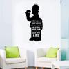 Between Your Genius and My Nothing We Make A Great Team Come On Give Me A Hug - Quote Bart Simpson Silhouette Vinyl Wall Sticker Decal Art Living Room Home Room Nursery Kinder Dcor Size (10x9 inch) view 1