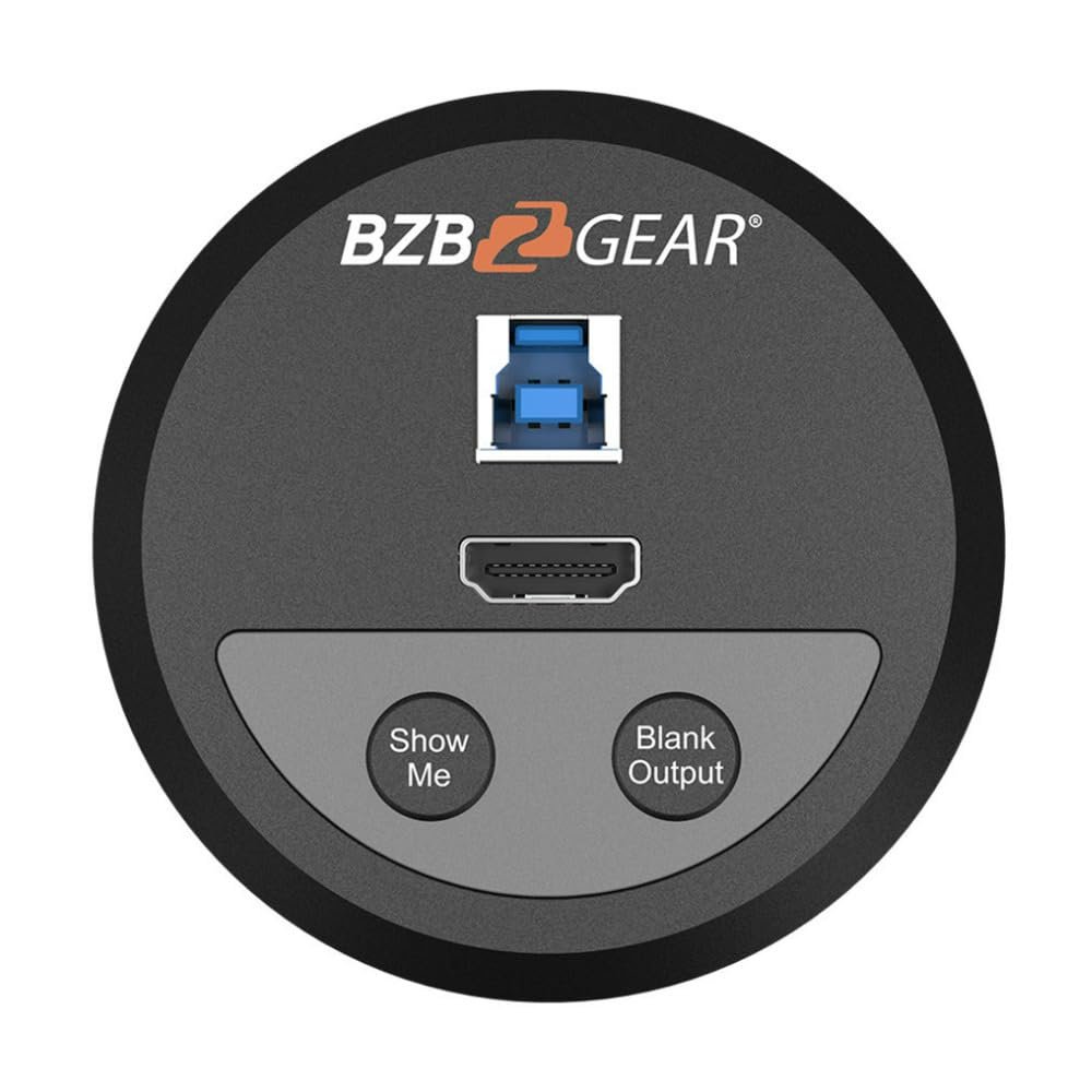 BZBGEAR HDMI and USB 3.0 Table Grommets for BZBGEAR BG-UHD-KVM41 - BG-SC-GRHU