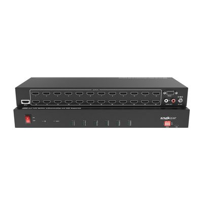 BZBGEAR 1x24 4K UHD HDMI Splitter/Distribution Amplifier with Downscaling and AOC Supported - BG-UHD-DA1X24