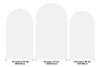 Iydamc Black and White Racing Checker Texture Arch Backdrop Covers,Checkered Flag Arched Stretchy Supplies for Baby Shower Birthday Party Decorations,Arch Props NO-363-2.5x6ft view 4