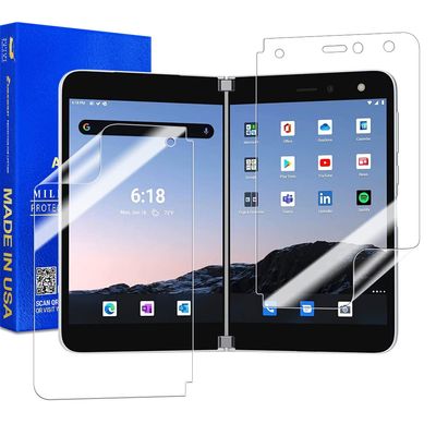 ArmorSuit 2 Pack MilitaryShield Screen Protector Designed for Microsoft Surface Duo (2020) Case Friendly HD Clear Film - Made in USA